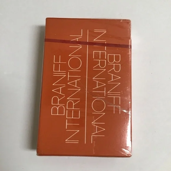 Braniff International Airlines Playing Cards Deck Aviation NEW SEALED Vintage - Picture 5 of 5